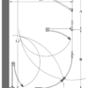 Runde Duschecke Hietakari Infinia 275, Falttür + Falttür mit Festteil – Ansicht 2 Runde Duschecke Hietakari Infinia 275, Falttür + Falttür mit Festteil – 2