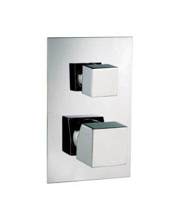 Unterputz-Duscharmatur Emmevi Gea 26019CER, 2 Abgänge, Umstellkartusche