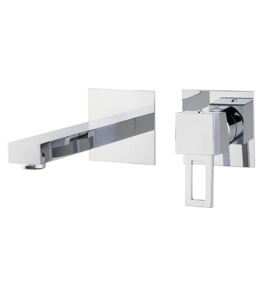 Unterputz-Waschtischarmatur Emmevi Gea 26155, Einzelrosetten, Chrom, Gelochter Hebel Unterputz-Waschtischarmatur Emmevi Gea 26155, Einzelrosetten – 3