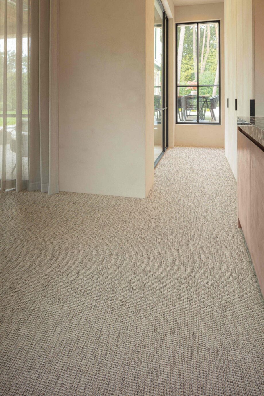 Wollteppichboden Creatuft Phoenix – Ansicht 2 Wollteppichboden Creatuft Phoenix 10 Mid beige – 2