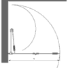 Faltbare Duschwand Hietakari Forma 303 – 2