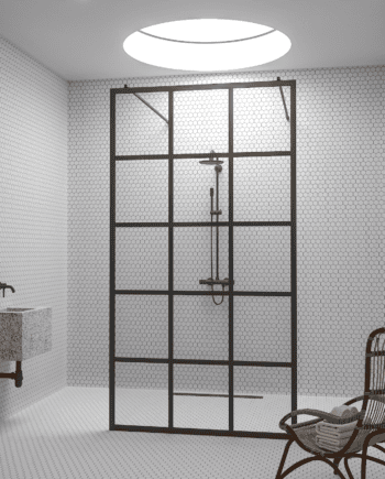 Walk-in-Duschwand Hietakari Bläk 714 Paris