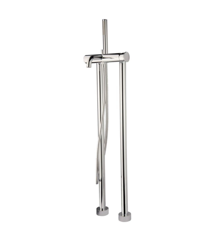 Wannenarmatur auf Standsäulen Emmevi Filobrass 8500128 mit Handbrause – 3