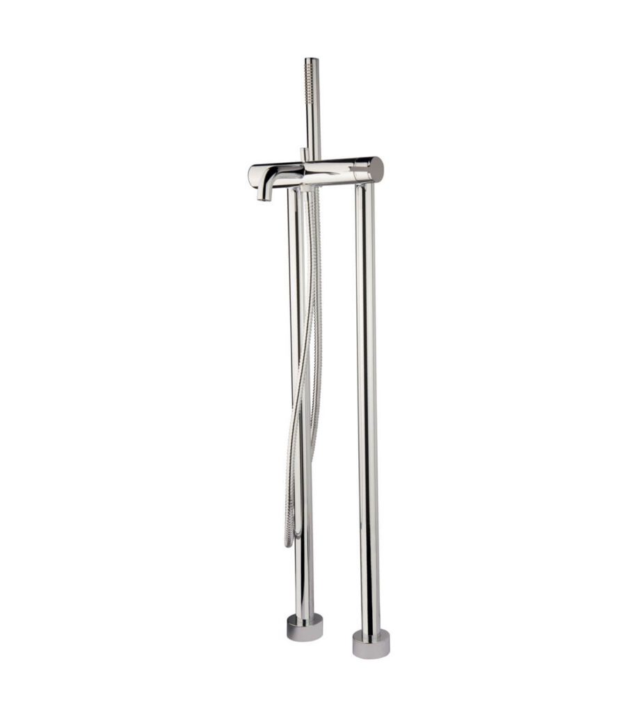 Wannenarmatur auf Standsäulen Emmevi Filobrass 8500128 mit Handbrause