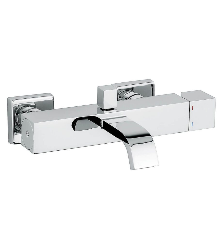 Wannenarmatur Emmevi Siris 47001, Chrom, Hebel ohne Stiel, Nur Armatur Wannenarmatur Emmevi Siris 47001