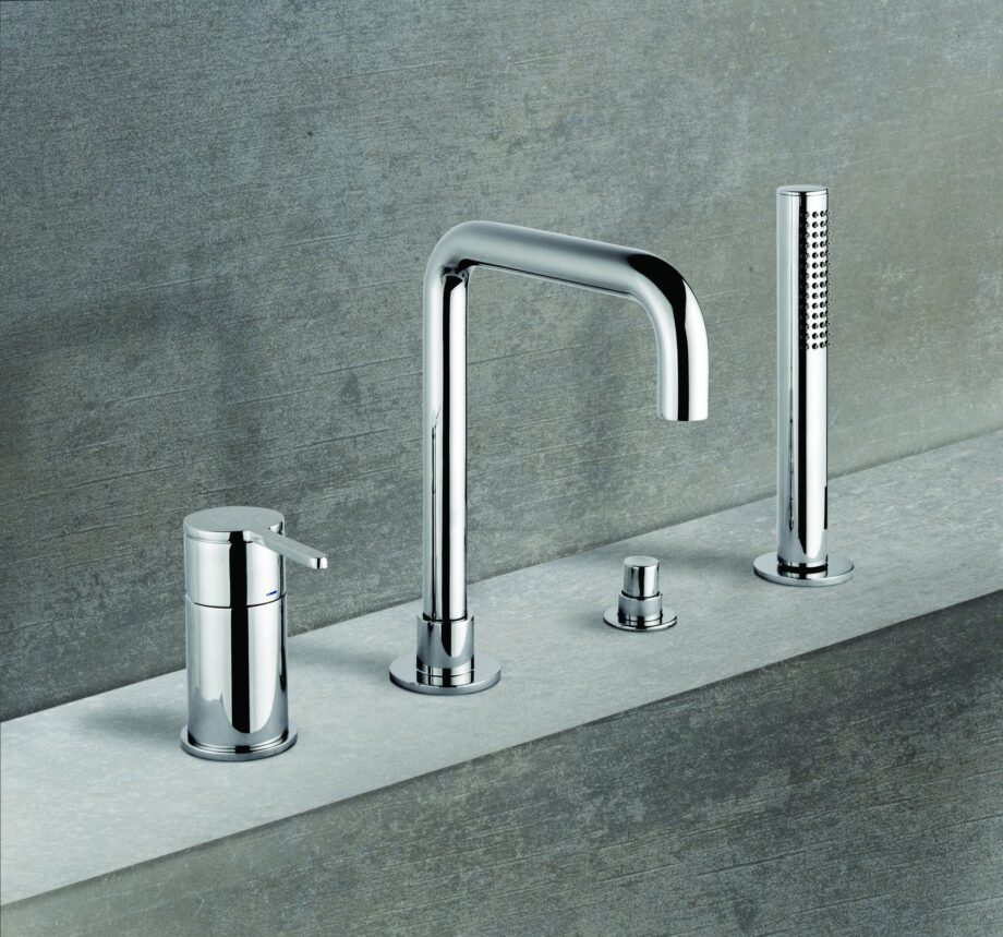Wannenrandarmatur Emmevi Filobrass 85120, 4-Loch – Ansicht 2 Wannenrandarmatur Emmevi Filobrass 85120, 4-Loch – 2