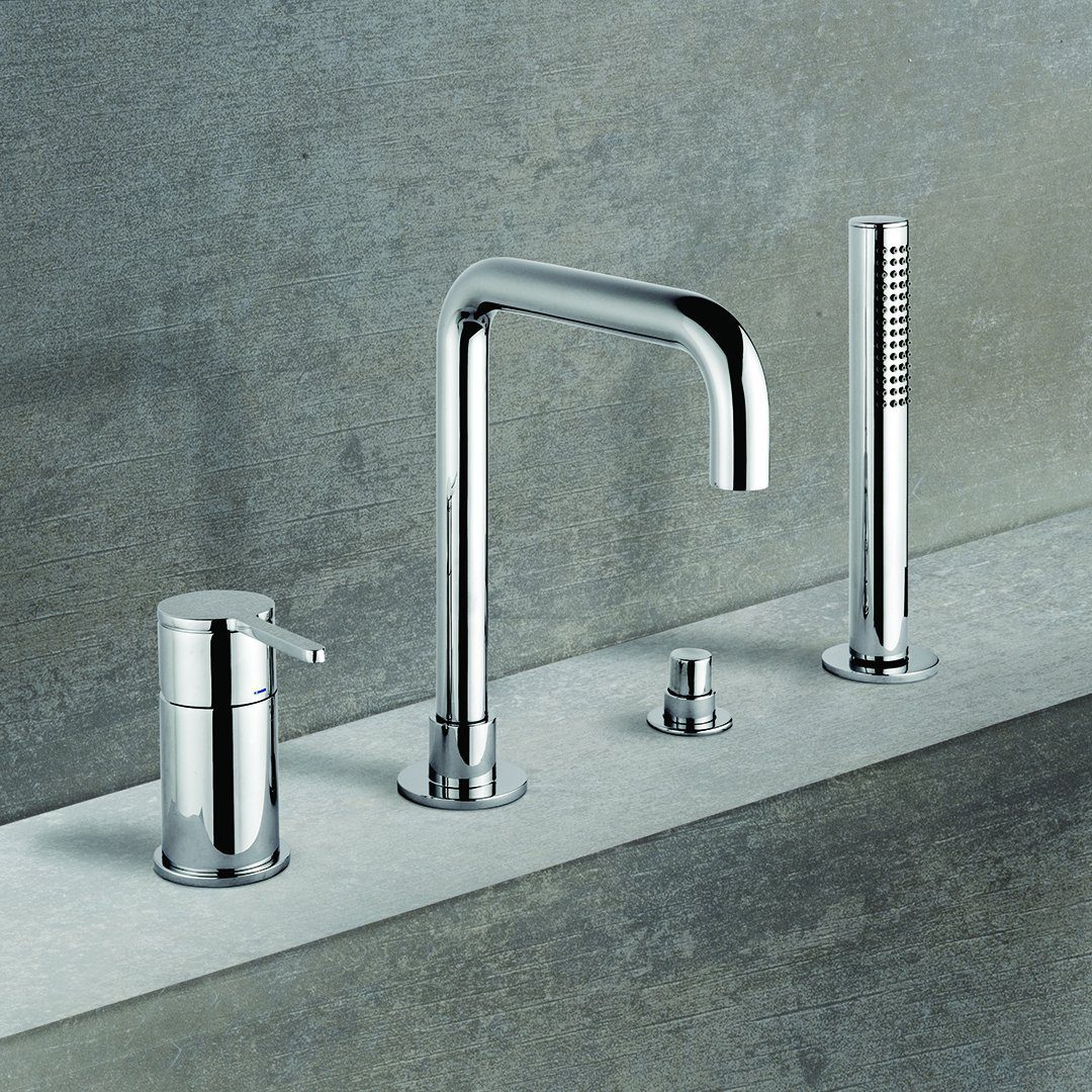 Wannenrandarmatur Emmevi Filobrass 85120, 4-Loch – 3