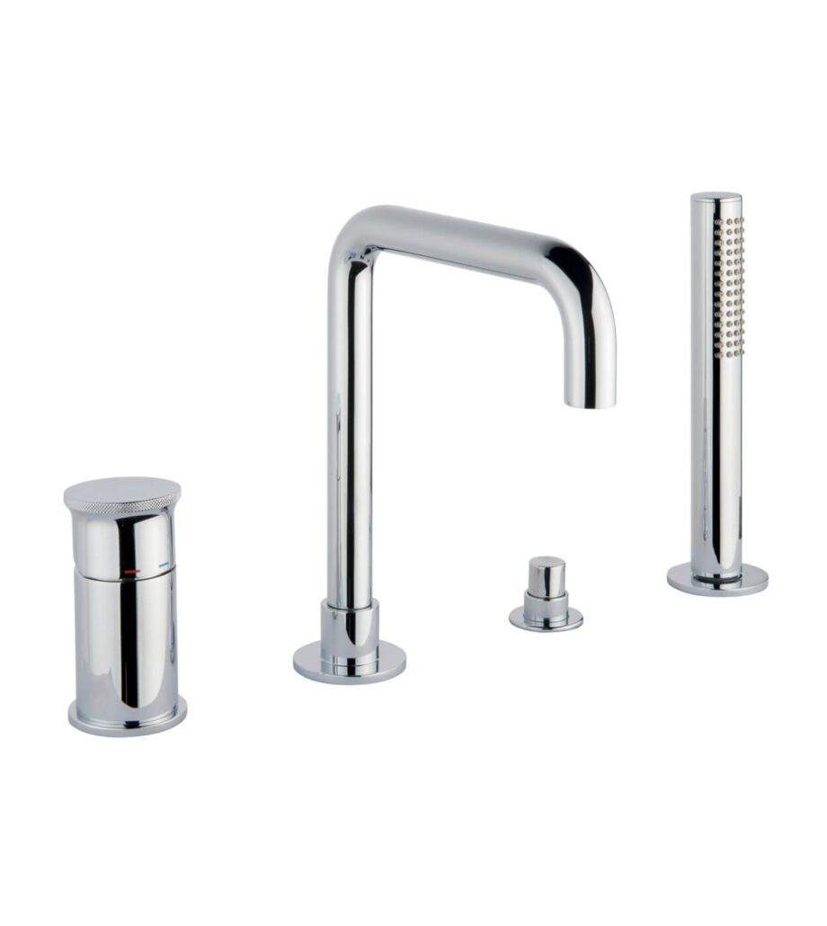 Wannenrandarmatur Emmevi Filobrass 85120, 4-Loch – Ansicht 4 Wannenrandarmatur Emmevi Filobrass 85120, 4-Loch – 4