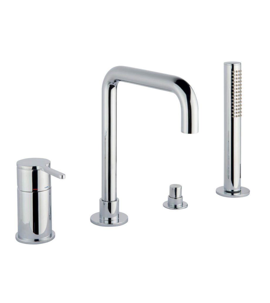 Wannenrandarmatur Emmevi Filobrass 85120, 4-Loch Wannenrandarmatur Emmevi Filobrass 85120, 4-Loch