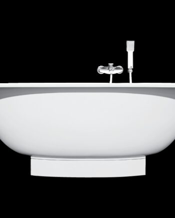 Badewanne PAA VERSO, Cast Stone Mineralguss, glänzend