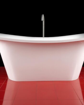 Badewanne PAA BEL, Cast Stone Mineralguss, glänzend