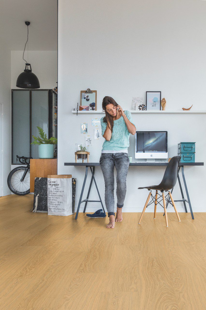LVT Vinylboden Quick-Step, Pulse Click Plus, Pure oak honey, Eiche, gefast – 3