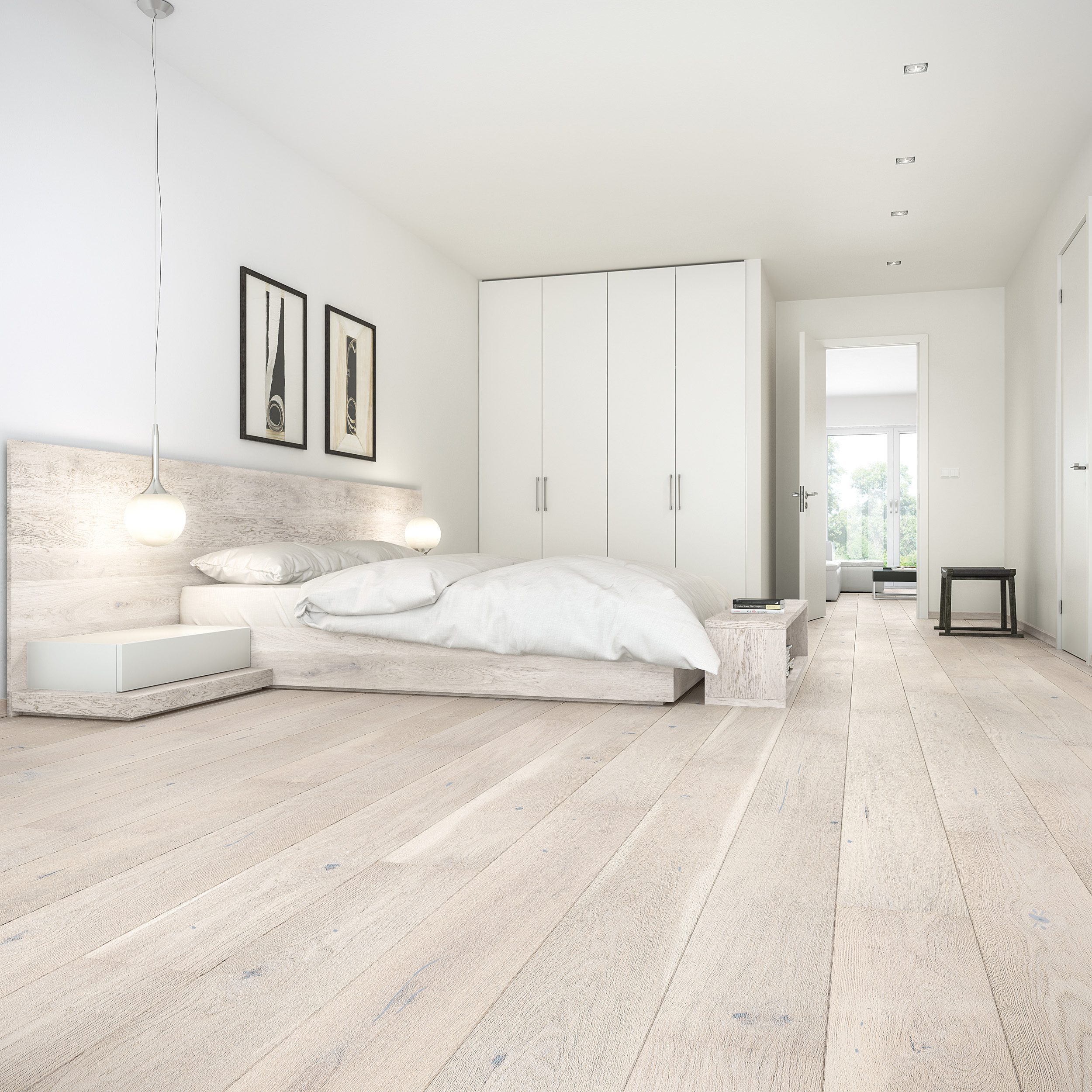 Parkett Boden Eiche, Senses Gentle, gefast, gebürstet, gebeizt und matt versiegelt – 3