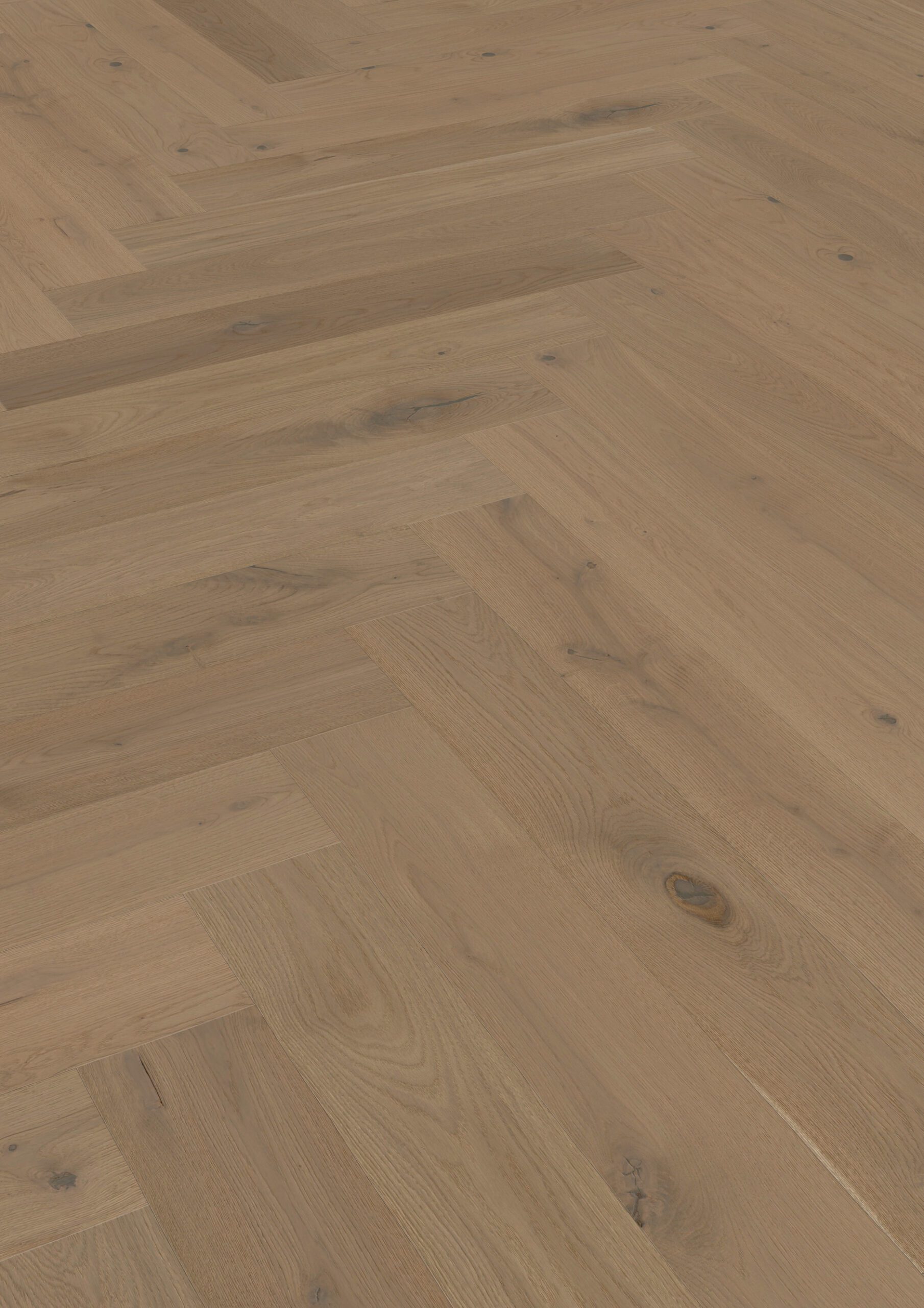 Fischgrätparkett Eiche, ter Hürne, Oak ochre brown, Fischgrätparkett, gebürstet, gefast, extra matt versiegelt – 2