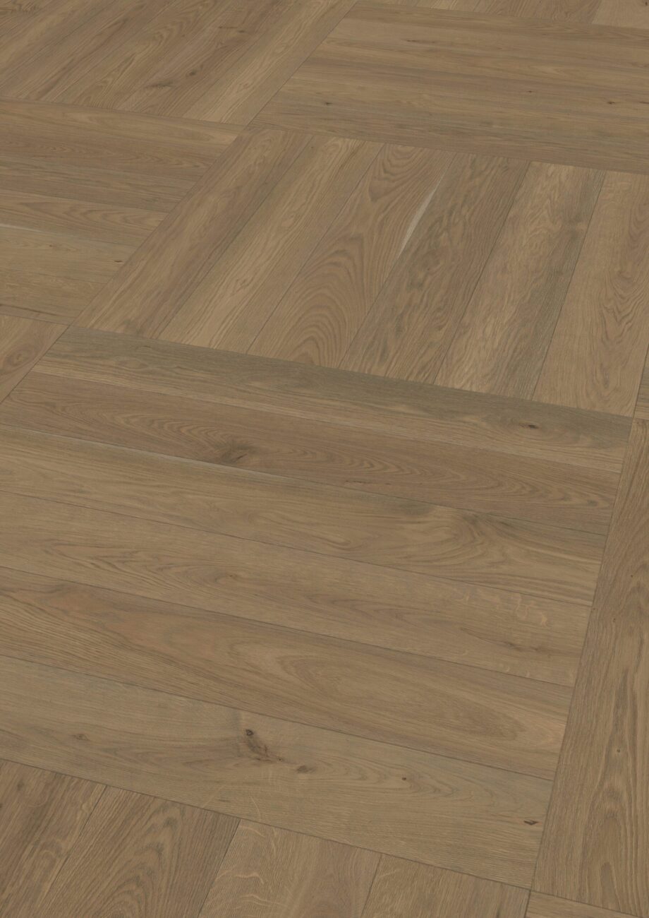 Parkett ter Hürne Eiche terra brown, gebürstet, gefast, Naturöl – Ansicht 2 Parkett ter Hürne Eiche terra brown, gebürstet, gefast, Naturöl – 2