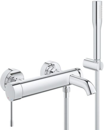 Wannenarmatur GROHE Essence mit Handbrause, Chrom