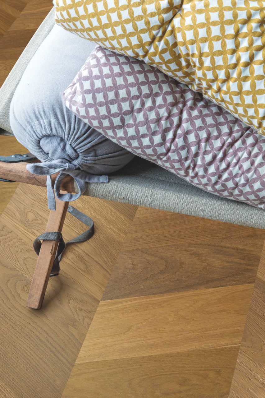 Chevron Parkett Eiche, Quick Step, intenso traditional oak, geölt – 3