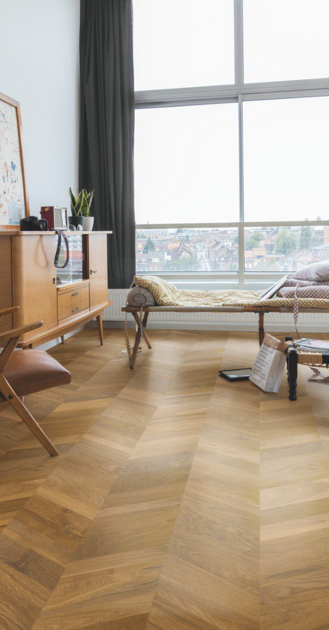 Chevron Parkett Eiche, Quick Step, intenso traditional oak, geölt – 4