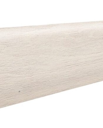 Sockelleiste Eiche furniert Gentle weiß lackiert Profil 16×60 mm