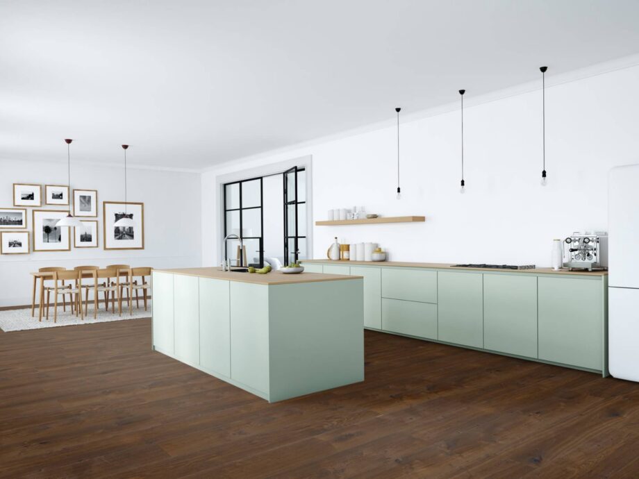 Parkett Trinity Räuchereiche Rustical gefast käsitsi geschabt geölt – Ansicht 9 Parkett Trinity Räuchereiche Rustical gefast käsitsi geschabt geölt – 9