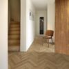 Kalasaba parkett Tamm Rustic 45 õlivahatatud – vaade 4 Fischgrätparkett Bauwerk Monopark Eiche Rustikal 45 Öl-Wachs – 4