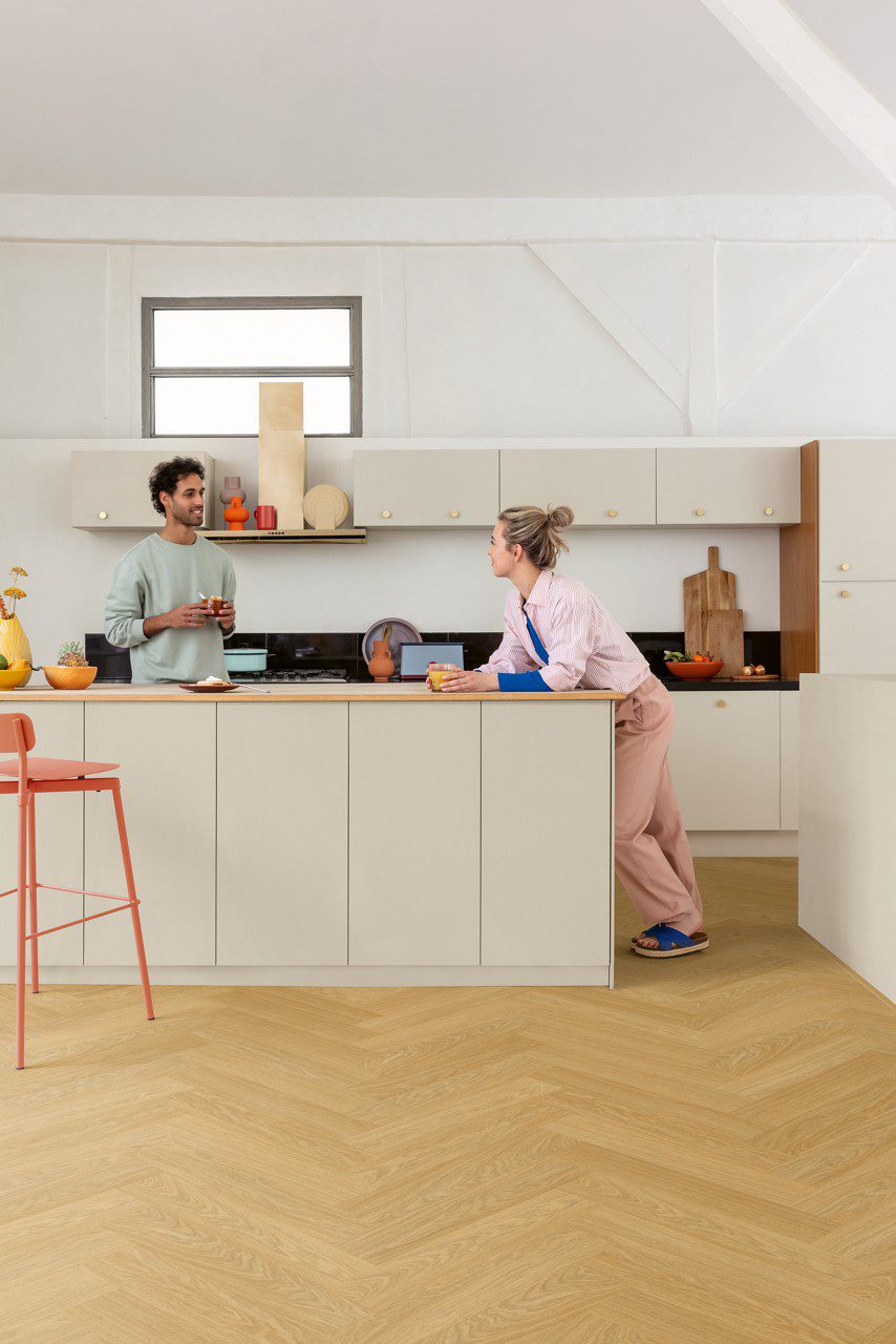 Fischgrät Vinylboden Quick-Step Ciro Pure Oak Honey – 4