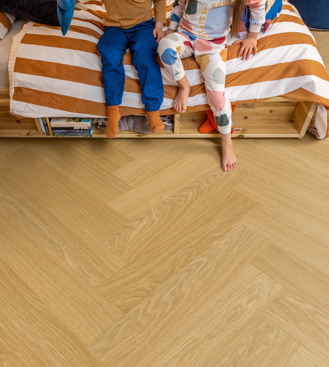 Fischgrät Vinylboden Quick-Step Ciro Pure Oak Honey – 5