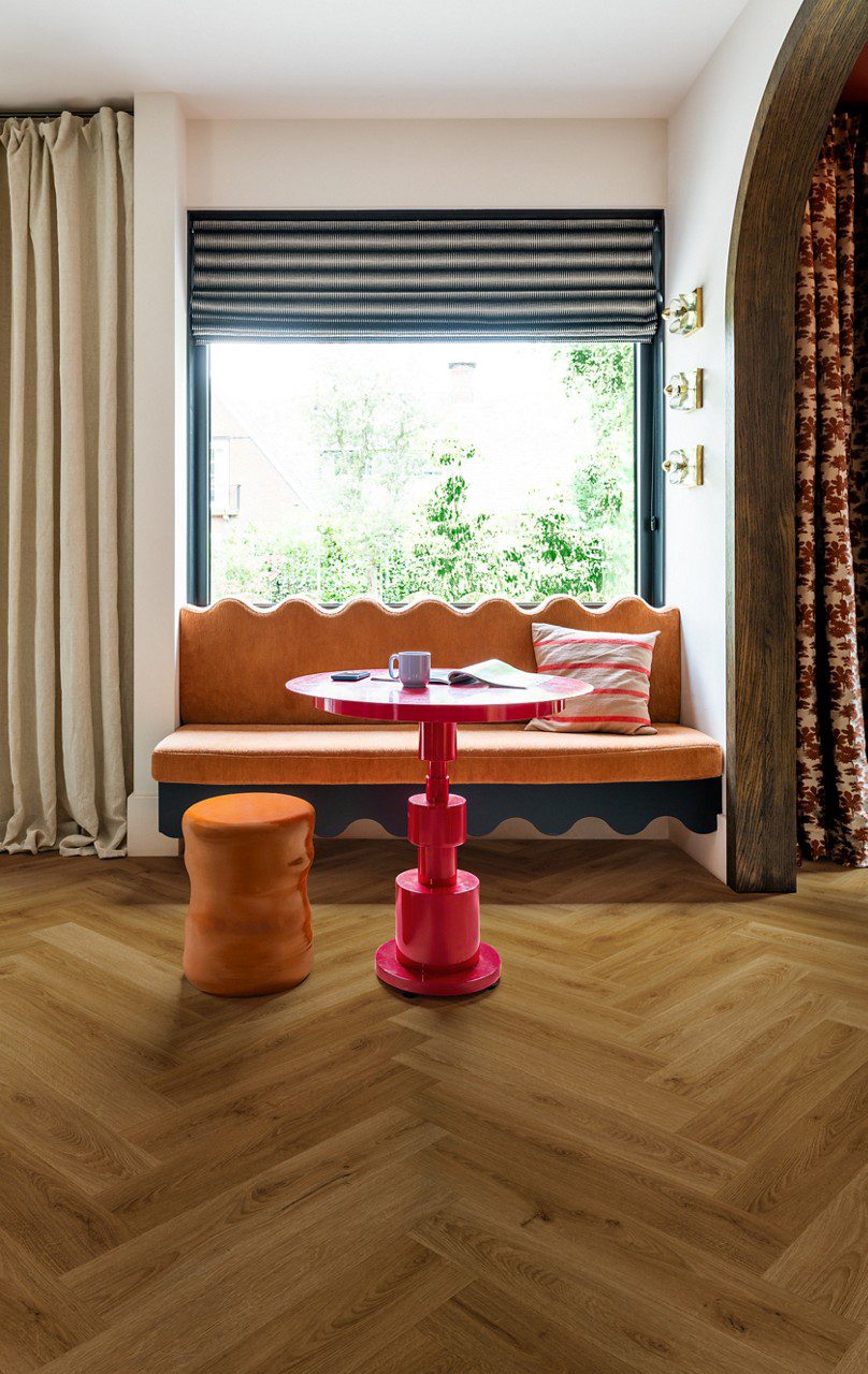 Vinylboden Fischgrät Quick-Step Botanic Caramel Oak – 7