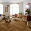 Vinüülparkett kalasaba Quick-Step Ciro Botanic Caramel Oak – vaade 8 Vinylboden Fischgrät Quick-Step Botanic Caramel Oak – 8