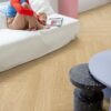 Fischgrät LVT Vinylboden Quick-Step Ciro Pure Oak Blush – 6