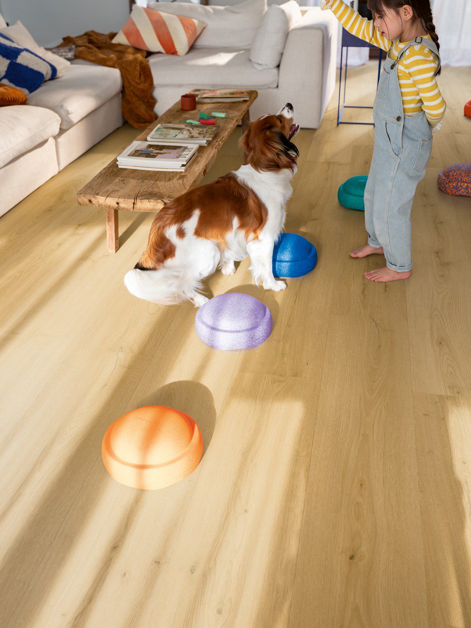 Klick Vinylboden Quick-Step Bloom Brushed Oak Honey – 14