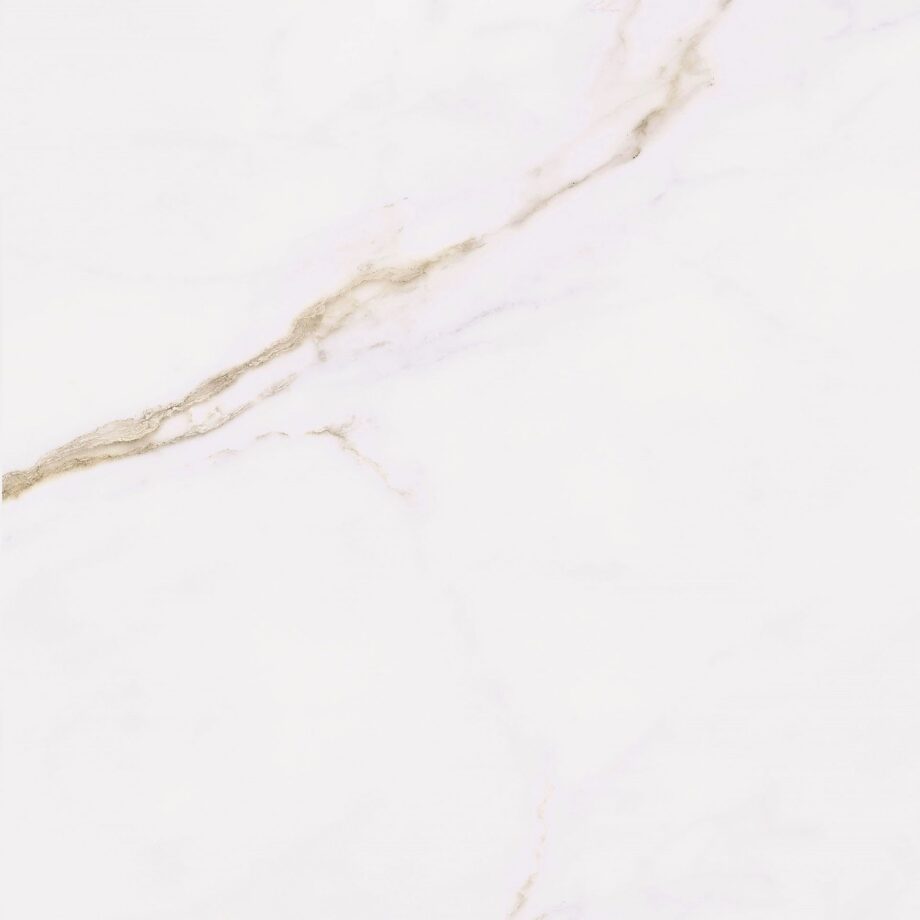 115924-3 Matte Bodenfliese aus Feinsteinzeug in Marmoroptik Diamond Gold, 60x60 cm, 10 mm, Weiß – 3