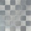 Metallmosaik Beta Silver, 31x31 cm, 3,5 mm, Silber