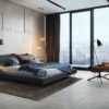 Matte Bodenfliese aus Feinsteinzeug in Betonoptik Newstone Grey, 80x80 cm, 8 mm, Grau, R10 – 2