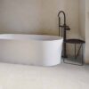 172214-2 Terrassenplatte aus Feinsteinzeug in Steinoptik Sandy Stone Ivory, 60x60 cm, 20 mm, Elfenbein, R11 – 2