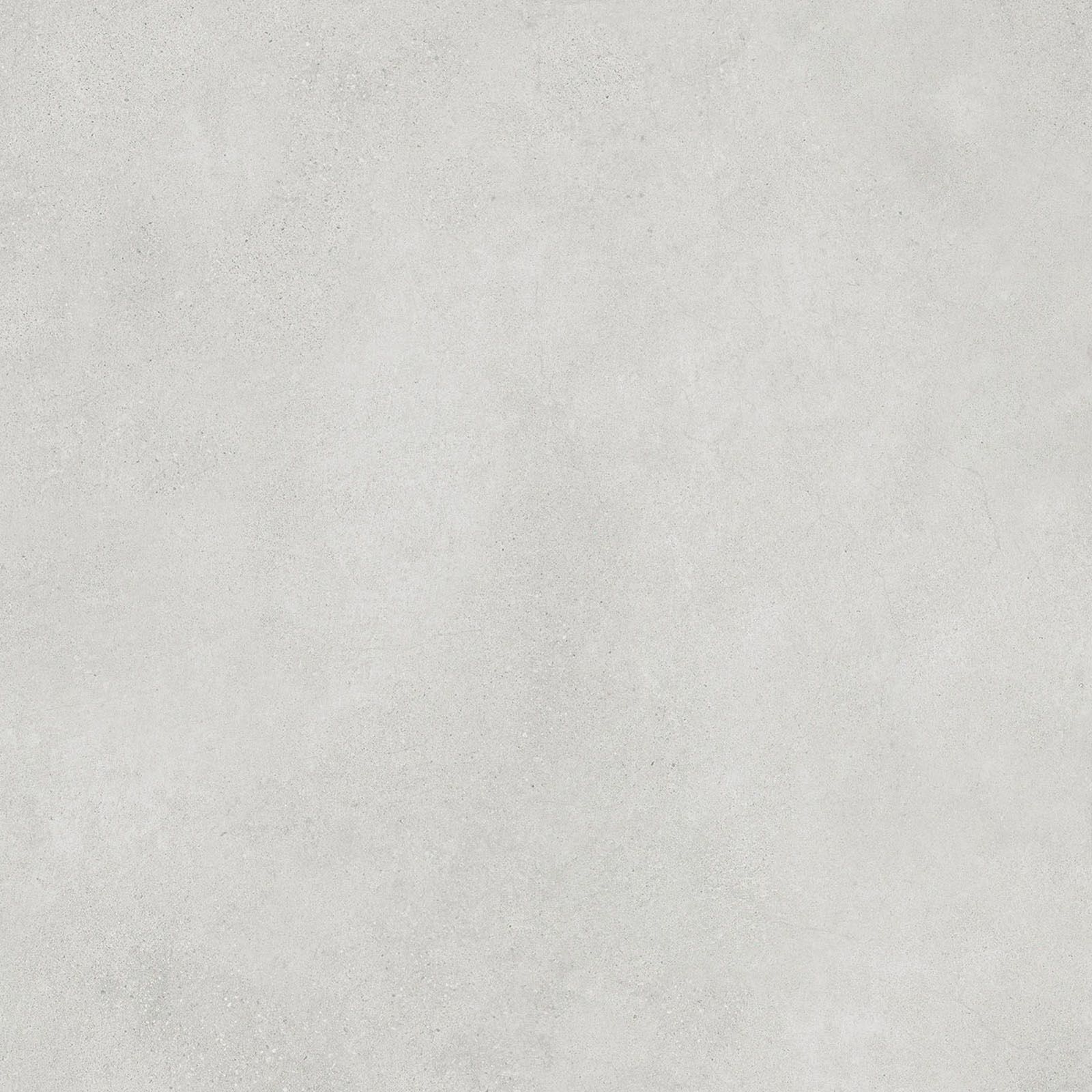 Matte Bodenfliese aus Feinsteinzeug in Betonoptik Tau Integra Pearl, 120x120 cm, 9 mm, Perlgrau, R10, rektifiziert