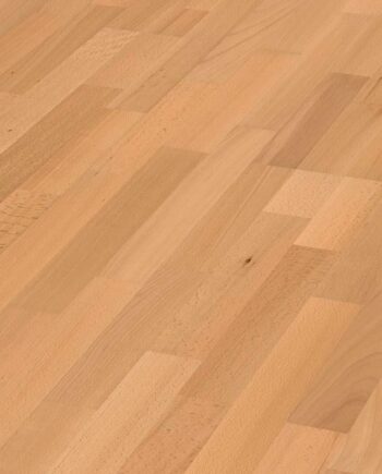 3-Stab Parkett Meister, Longlife PC 200, Steamed beech harmonious 09045, 3-Stab, 2400 x 200 mm, gebürstet, ultramatt lackiert