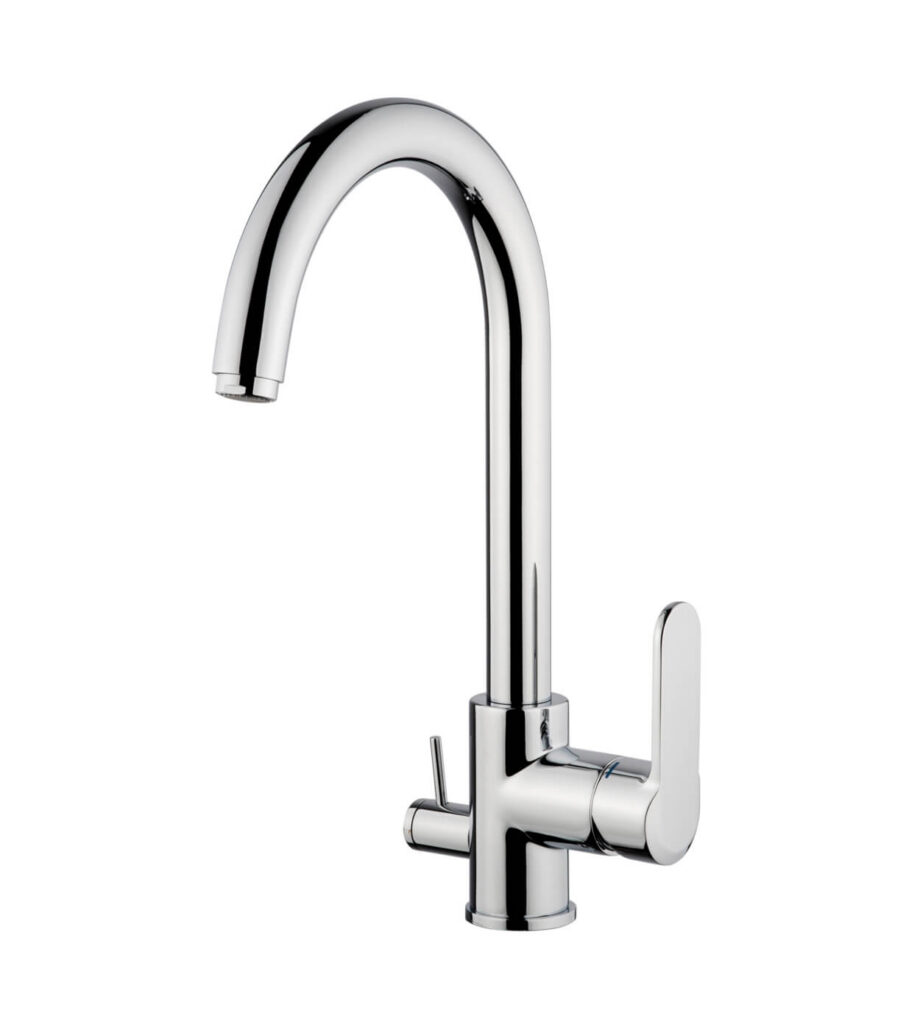 3-Wege-Küchenarmatur Emmevi Nefer 77040ES für Wasserfilter, Chrom 3-Wege-Küchenarmatur Emmevi Nefer 77040ES für Wasserfilter