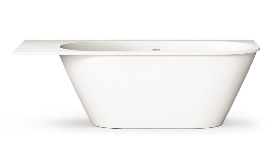 Mõõdu järgi kivivann PAA DECO SHAPE RE D 170–200×82,5 cm, matt Silkstone PAA DECO SHAPE RE D Badewanne nach Mass aus Silkstone 170–200x82,5 cm, matt
