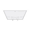 Seinaäärne kivivann PAA DECO WALL 166×81 cm, matt Silkstone 6 Vorwand-Badewanne PAA DECO WALL 166x81 cm, Silkstone – 6