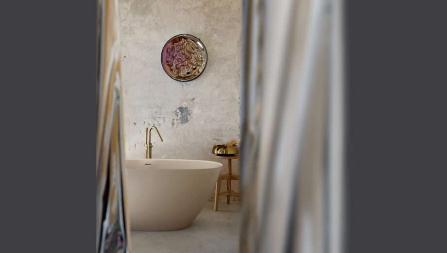 Eraldiseisev kivivann PAA PERLA 145 145×71 cm, matt Silkstone 4 PAA PERLA 145 freistehende Badewanne aus Silkstone 145x71 cm, matt – 4