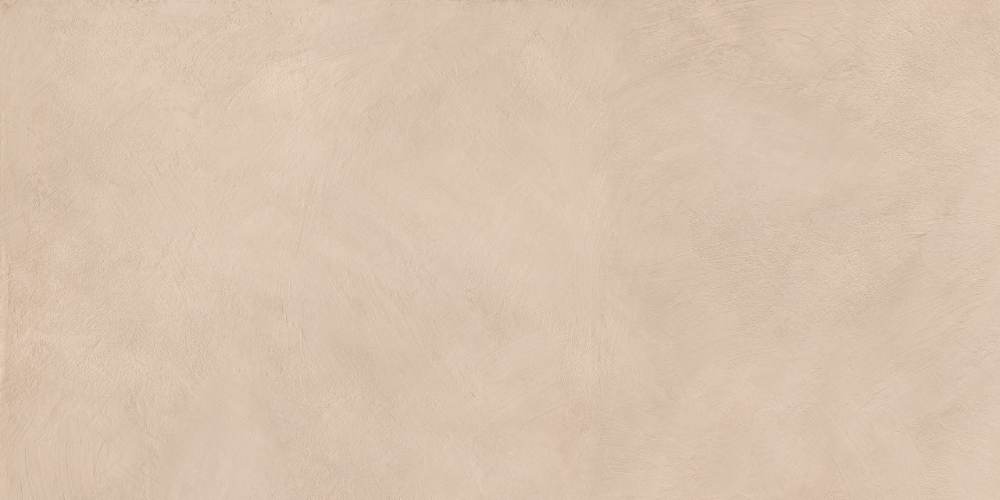 Unifarbene Feinsteinzeug Bodenfliese ABK Alterego Cream, 60x120 cm, 8,5 mm, natur matt, rutschhemmend R10
