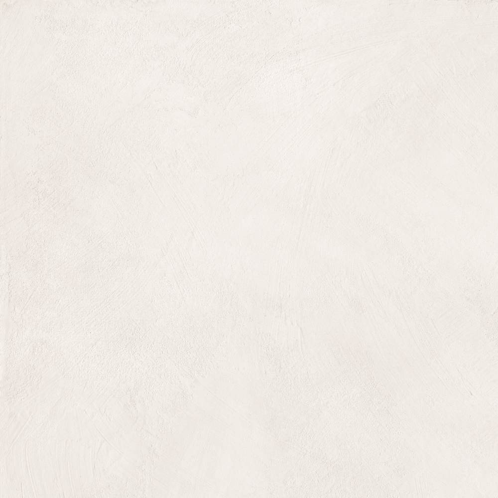 Unifarbene Feinsteinzeug Fliese ABK Alterego Milk, 60x60 cm, 8,5 mm, natur matt, rutschhemmend R10