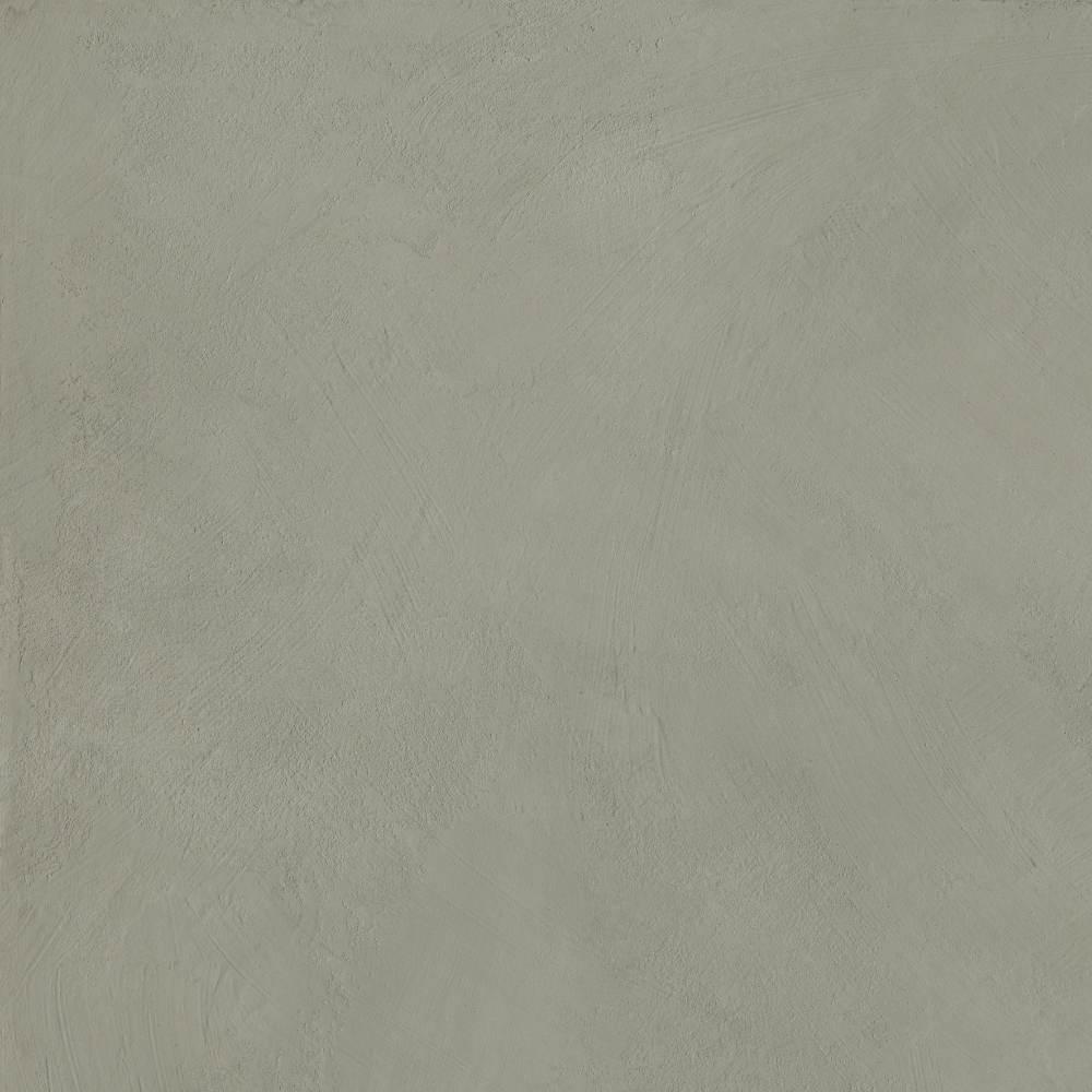 Unifarbene Feinsteinzeug Fliese ABK Alterego Mud, 60x60 cm, 8,5 mm, natur matt, rutschhemmend R10