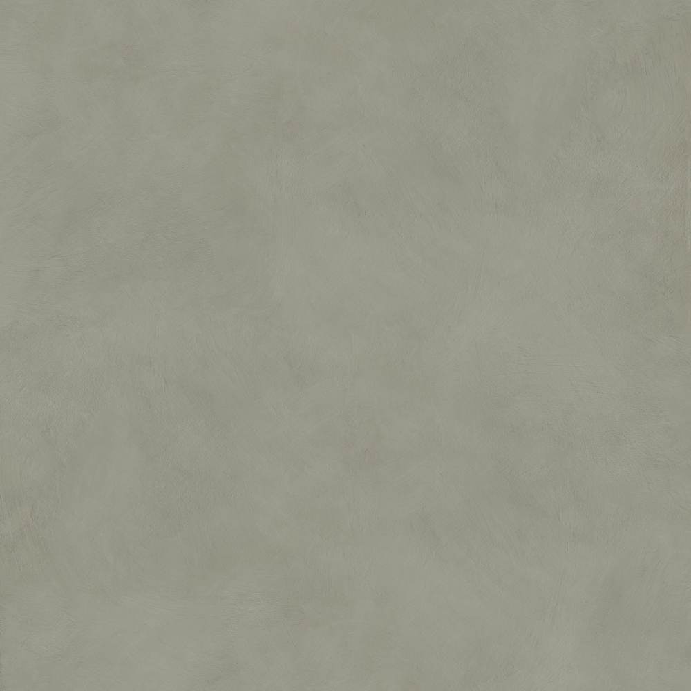 Unifarbene Feinsteinzeug Bodenfliese ABK Alterego Mud, 120x120 cm, 8,5 mm, natur matt, rutschhemmend R10
