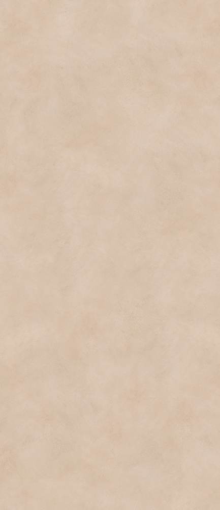 Unifarbene Feinsteinzeug Grossformatplatte ABK Alterego Cream, 120x280 cm, 6 mm, natur matt, rutschhemmend R10