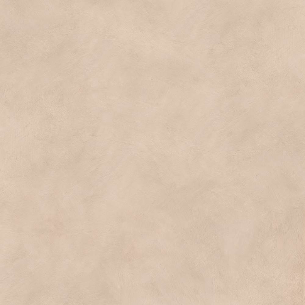 Unifarbene Feinsteinzeug Bodenfliese ABK Alterego Cream, 120x120 cm, 8,5 mm, strukturiert, rutschhemmend R11