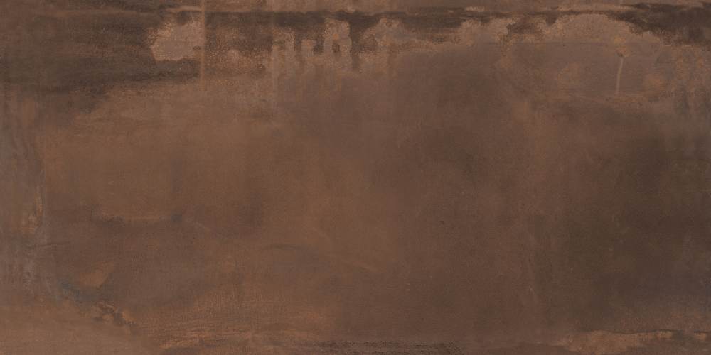 Bodenfliese in Metalloptik ABK Interno 9 Rust, 60x120 cm, 8,5 mm, halbpoliert (lappato)