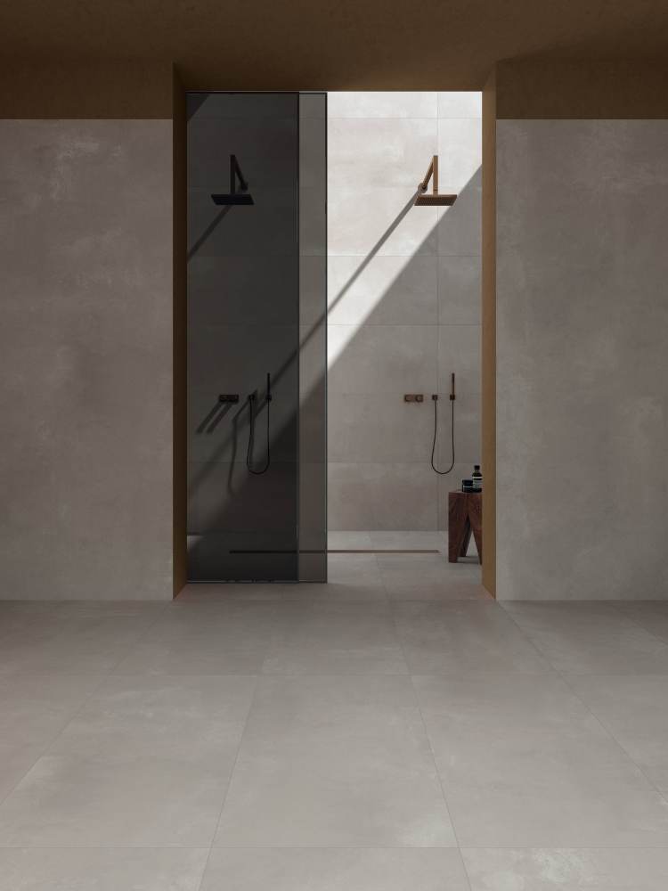 Feinsteinzeug Terrassenplatte in Betonoptik ABK LAB325 Base Ash, 60x60 cm, 20 mm, für aussen, rutschhemmend R11