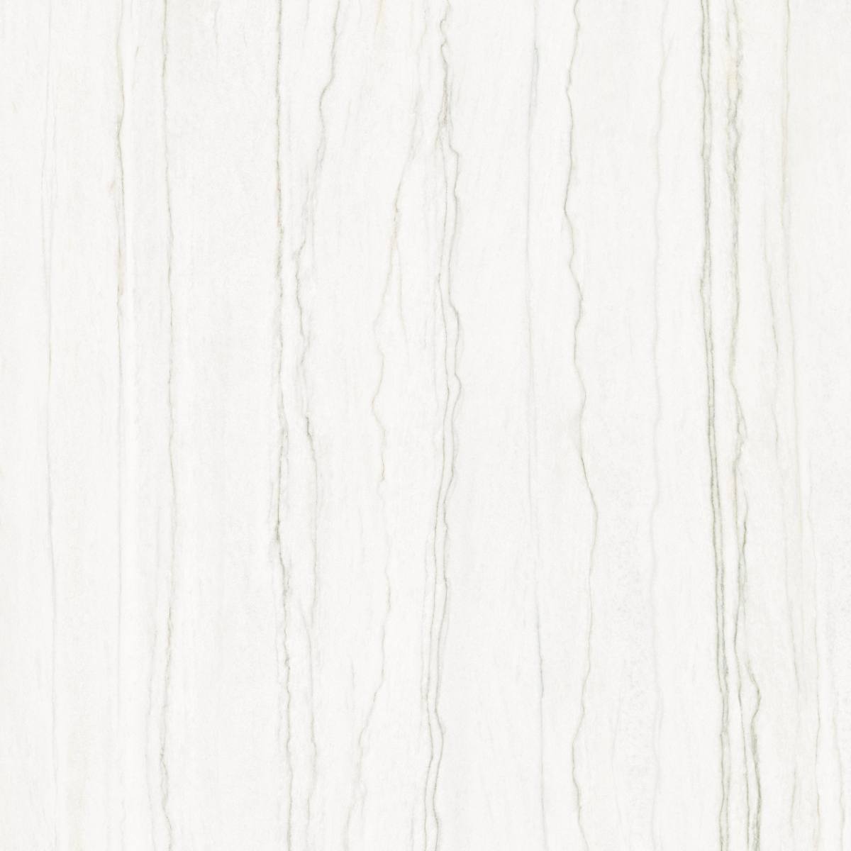 Fliesen in Marmoroptik ABK Sensi Nuance White Macaubas, 120x120 cm, 8,5 mm, natur matt, rutschhemmend R10